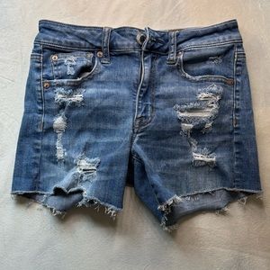 american eagle ripped shorts